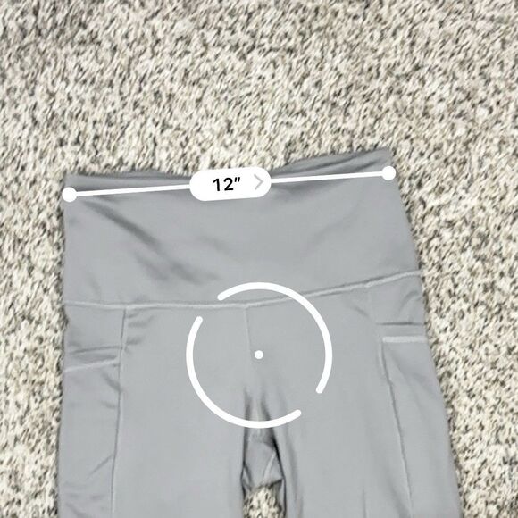 Velocity Sculpt And Flow Grace 9” Short Women’s Sz S Biker Shorts Grey Pockets - Picture 9 of 11